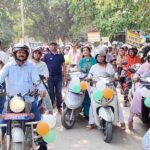 फतेहपुर(CNF)/ स्वीप के तहत निकली मतदाता जागरूकता स्कूटी रैली